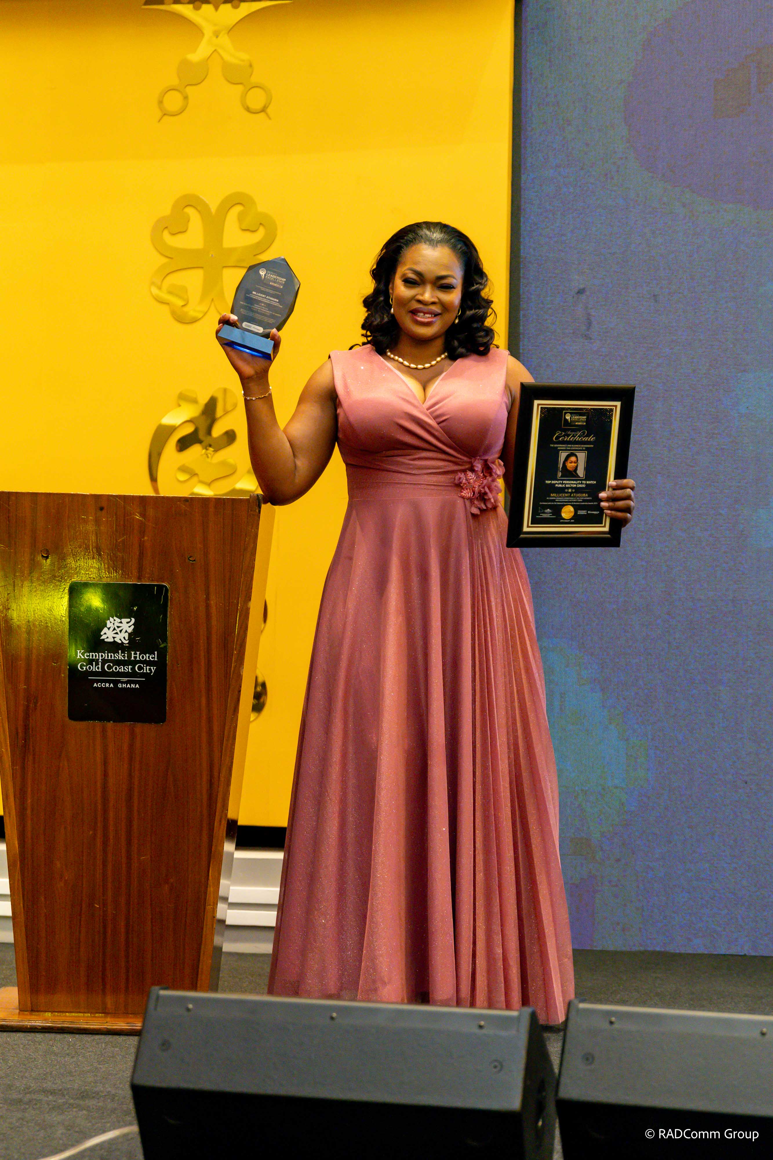 5th NGBLA — Award winner on stage